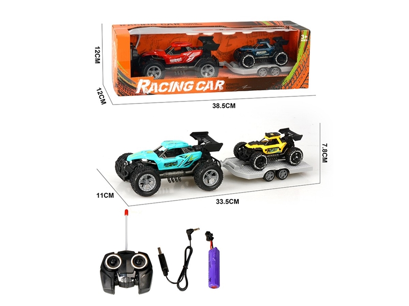1:24 4-CHANNEL R/C FRICTION CAR,2COLORS(INCLUDED BATTERY) - HP1267231