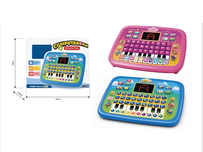 SPANISH LEARNING MACHINE W/LIGHT & MUSIC,2COLOURS - HP1267694