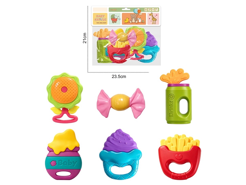 BABY RATTLE 6PCS - HP1267836