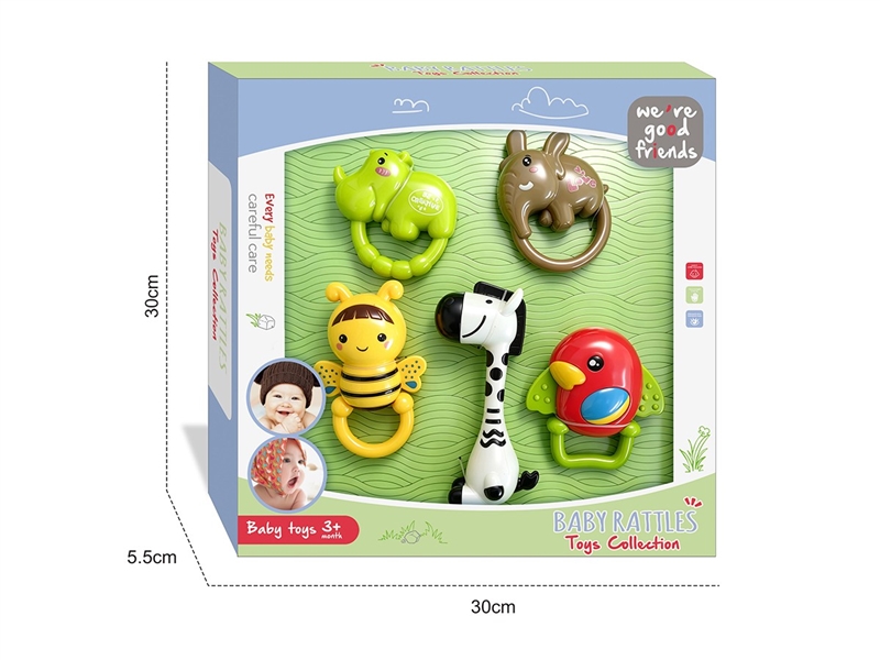 BABY RATTLE 5PCS - HP1267904