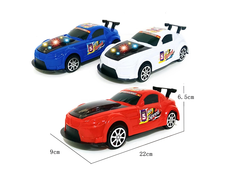 PULL LINE CAR W/LIGHT,3COLORS - HP1267964
