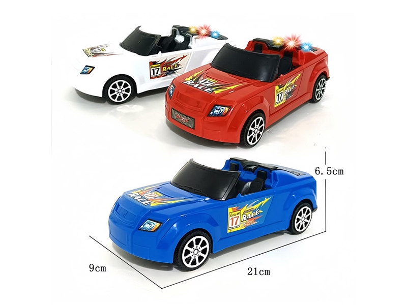 PULL LINE CAR W/LIGHT,3COLORS - HP1267966