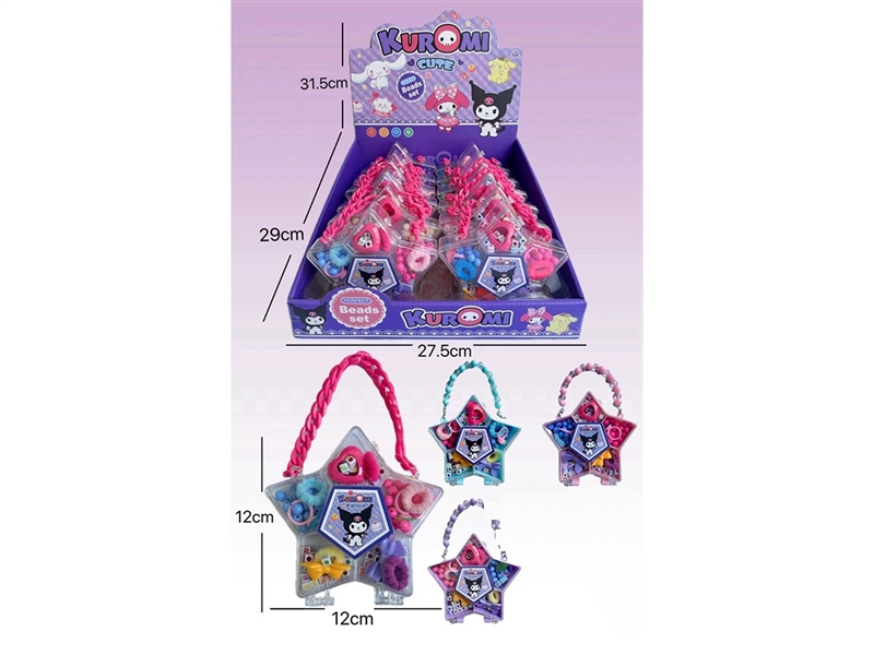 BEAUTY SET 12PCS/DISPLAY BOX,4COLORS - HP1268026