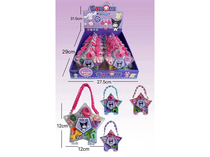 BEAUTY SET 12PCS/DISPLAY BOX,4COLORS - HP1268027