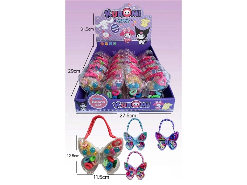 BEAUTY SET 12PCS/DISPLAY BOX,4COLORS - HP1268036