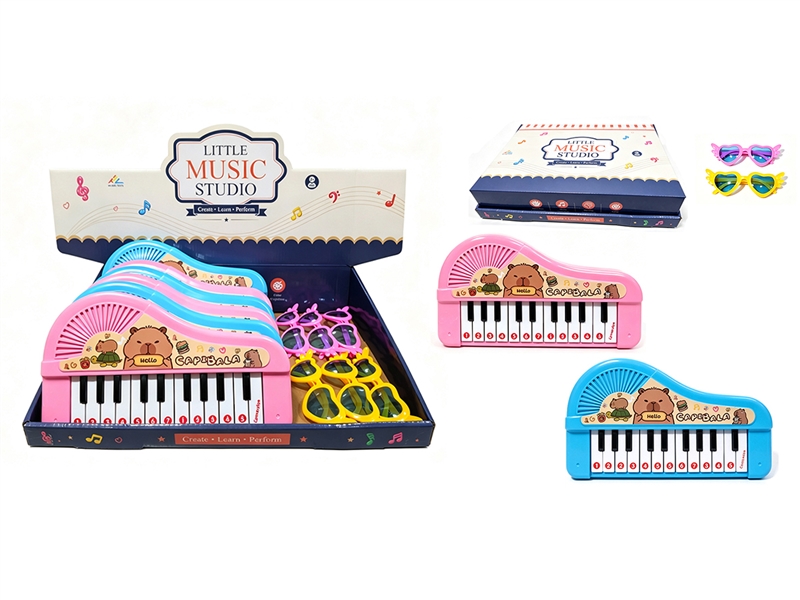 ELECTRONIC ORGAN 6PCS/DISPLAY BOX,2COLORS(NOT INCLUDED BATTERY) - HP1268106