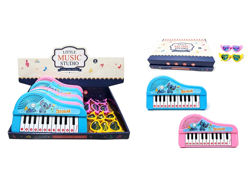 ELECTRONIC ORGAN 6PCS/DISPLAY BOX,2COLORS(NOT INCLUDED BATTERY) - HP1268108