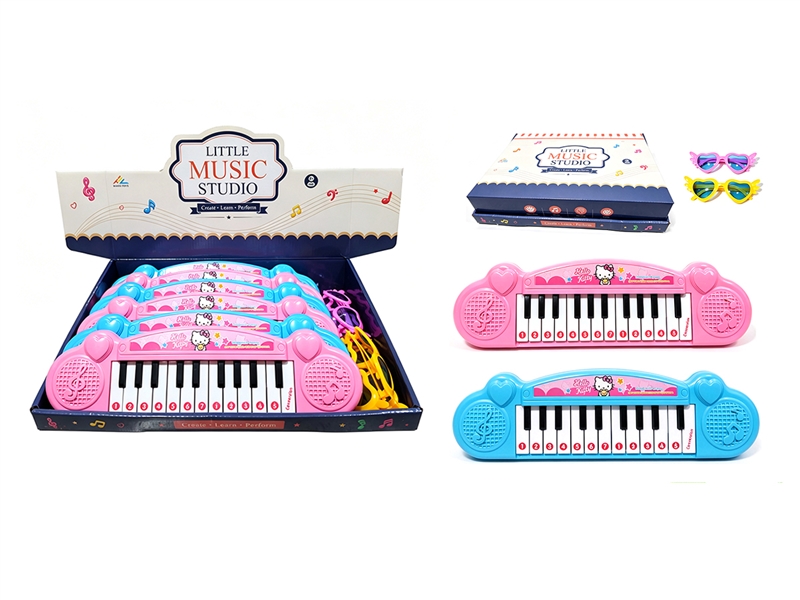 ELECTRONIC ORGAN 6PCS/DISPLAY BOX,2COLORS(NOT INCLUDED BATTERY) - HP1268112