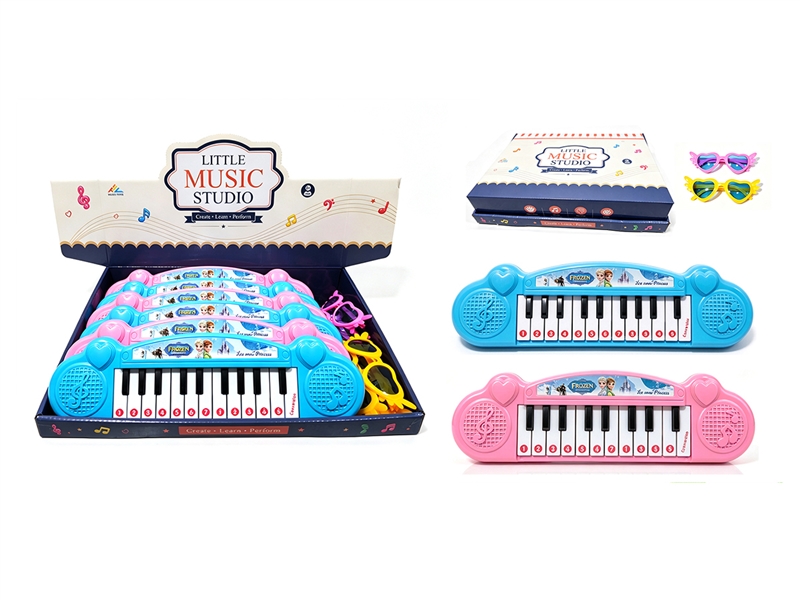 ELECTRONIC ORGAN 6PCS/DISPLAY BOX,2COLORS(NOT INCLUDED BATTERY) - HP1268113