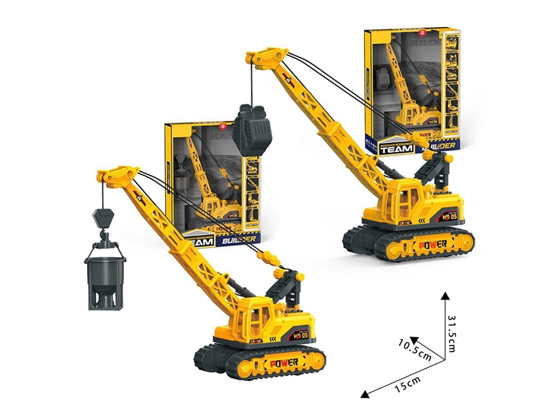 1:16 FRICTION CONSTRUCTION TRUCK W/LIGHT & MUSIC( INCLUDED BATTERY) - HP1268294