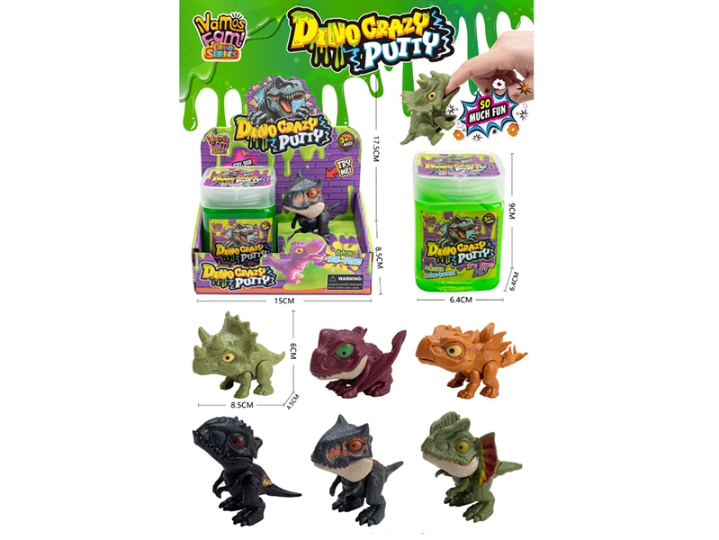 CRYSTAL MUD & DINOSAUR SET,4ASST - HP1268316