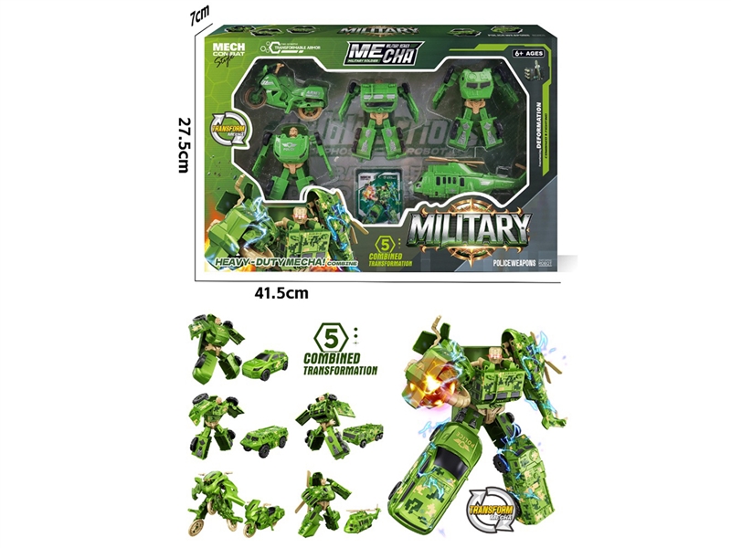 5 IN 1 DEFORMATION ROBOT - HP1268357