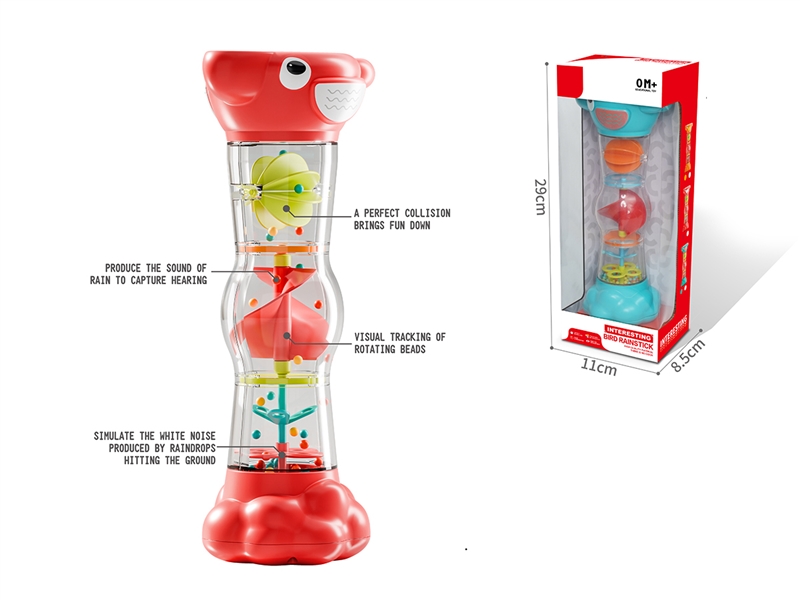 BIRD RAINSTICK,3COLORS W/SOUND - HP1268406