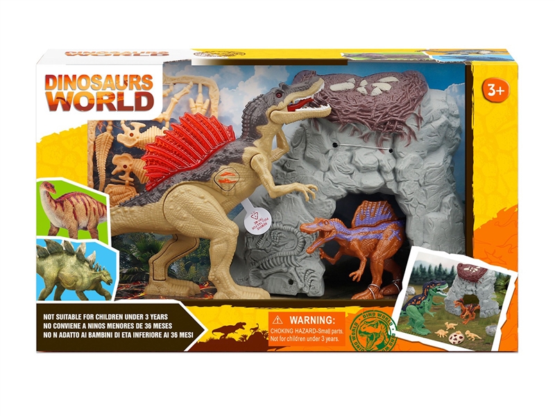 DINOSAUR SET W/LIGHT & SOUND(INCLUDE BATTERY) - HP1268442