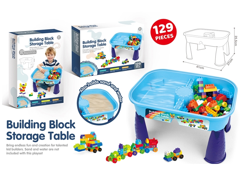 BUILDING BLOCKS TABLE 129PCS - HP1268494