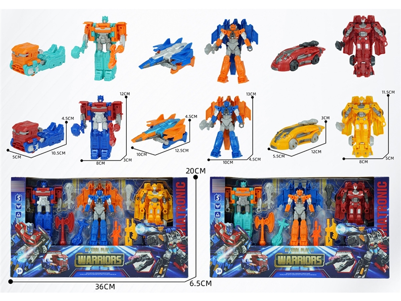 DEFORMATION ROBOTS,3PCS,2ASST - HP1268548
