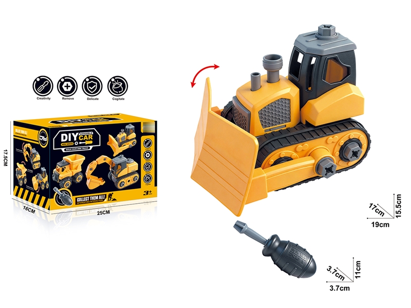 DIY ASSEMBLE CONSTRUCTION CAR - HP1268626