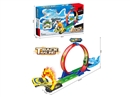 PRESS AND GO RAILWAY TRACK W/FREE WAY CAR 2PCS