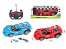 1:18 4-CHANNE R/C CAR (INCLUDED BATTERY) RED/BLUE