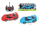 1:18 4-CHANNE R/C CAR (NOT INCLUDED BATTERY) RED/BLUE
