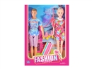 11.5"SOLID BODY DOLL W/ACCESSORIES 2PCS