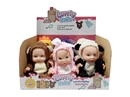 8"RUBBER DOLL W/4 SOUND IC，6PCS/DISPLAY BOX