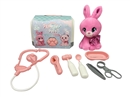 B/O PLUSH PET W/CAGE & DOCTOR SET,2ASST(NOT INCLUDED BATTERY)