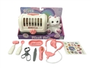 B/O PLUSH PET W/CAGE & DOCTOR SET(NOT INCLUDED BATTERY)