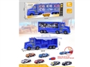 FREE WAY TRUCK W/CATAPULT CAR 6PCS