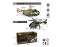 MILITARY PLANE & TANK W/LIGHT & SOUND(INCLUDE BATTERY)