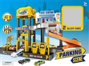 PARKING LOT SET 26PCS W/DIE-CAST CAR 2PCS