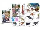 OCEAN ANIMALS SET 6PCS