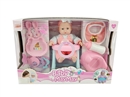 24CM COTTON BODY DOLL W/ACCESSORIES & 6 SOUND IC