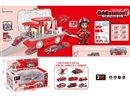 GAS STATION CAR STORAGE BOX(2PCS FREE WAY CAR+CATAPULT+PLANE)