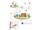 FITNESS RACK + CLOTH BOOK +CHEWABLE BOILED RATTLE + 20PCS BALLS
