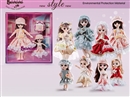 12"JOINTS BODY DOLL W/3D EYES & ACCESSORIES