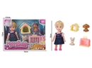 4" SOLID BODY DOLL W/ACCESSORIES