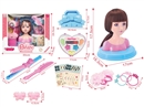 DOLL HEAD W/ACCESSORIES