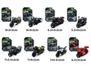1:64 FREE WAY DIE-CAST MOTORCYCLE,8ASST