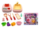KITCHEN SET W/LIGHT & SOUND & SPRAY（WATER CIRCULATION）