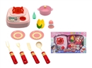 KITCHEN SET W/LIGHT & SOUND & SPRAY（WATER CIRCULATION）