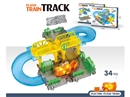 B/O RAIL TRAIN W/LIGHT 34PCS