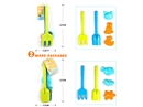 BEACH TOYS 5PCS,2ASST