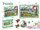 PUZZLE 48PCS + DINOSAUR