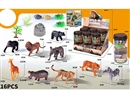ANIMAL SET 16PCS, 6PCS/DISPLAY BOX