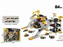 CONSTRUCTION PARKING LOT SET 84PCS W/DIE-CAST CAR 6PCS+1PCS PLANE