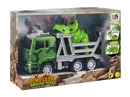 FRICTION DINOSAUR TRUCK+DINOSAUR W/LIGHT & SOUND