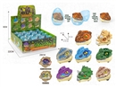 PULL BACK DINOSAUR CAR , 16PCS/DISPLAY BOX