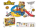 RAIL PARKING LOT SET W/FREE WAY CAR 2PCS