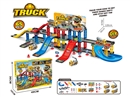 RAIL PARKING LOT SET W/FREE WAY CAR 3PCS